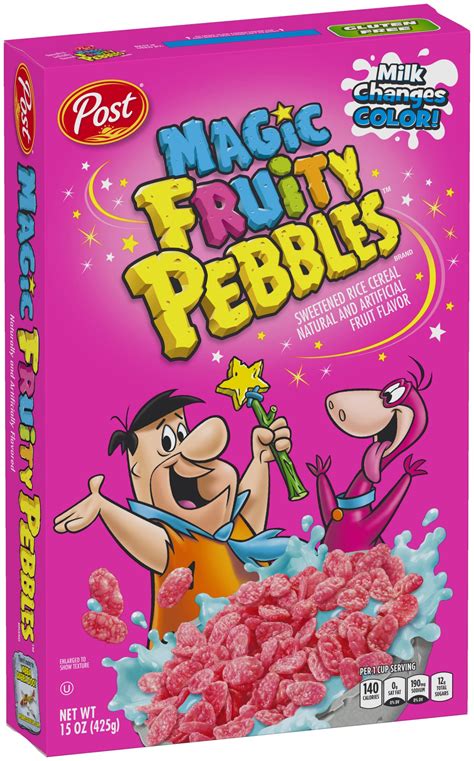 Magic fruitg pebbles cereal